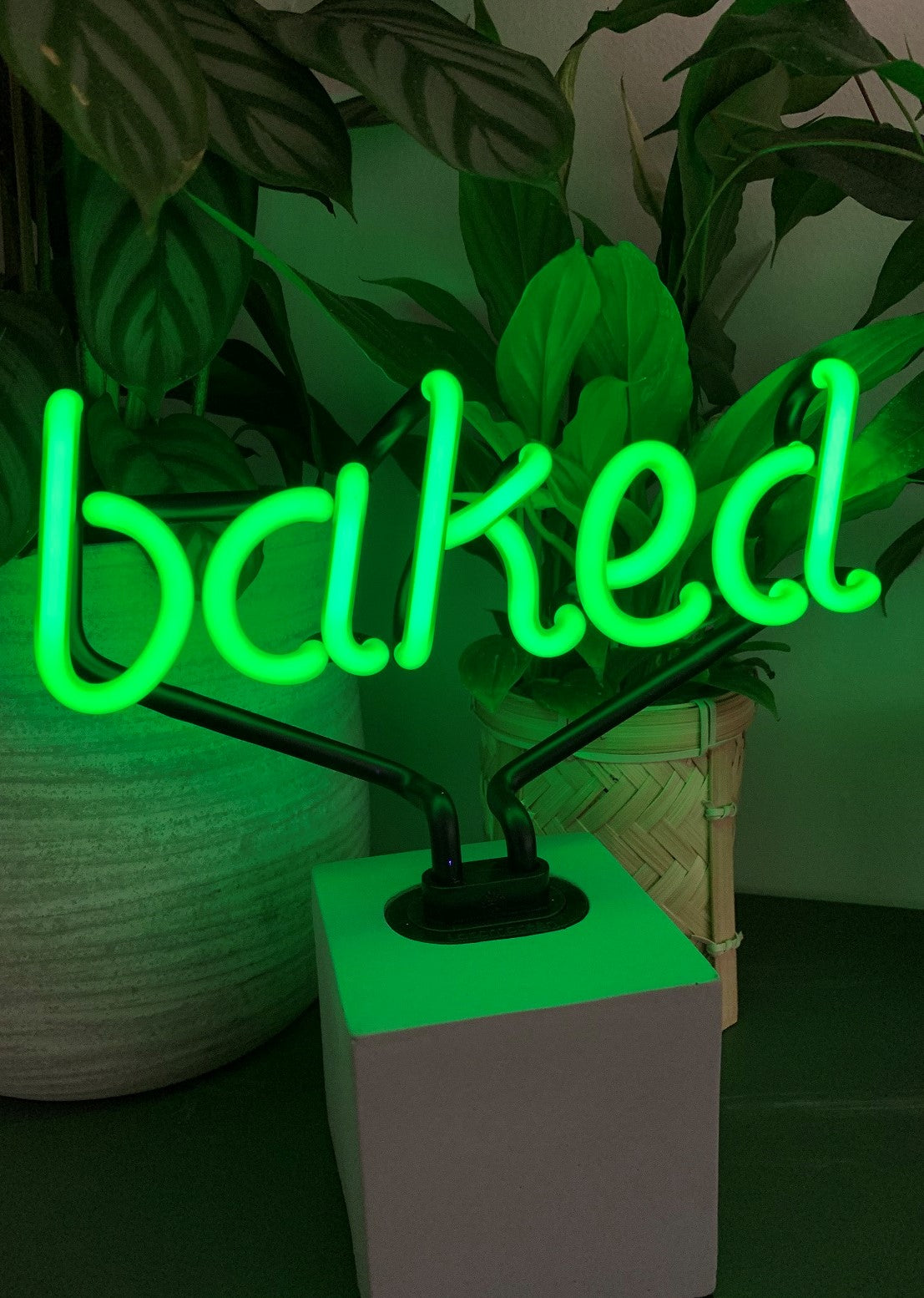 Neon 'Baked' Sign - Locomocean Ltd