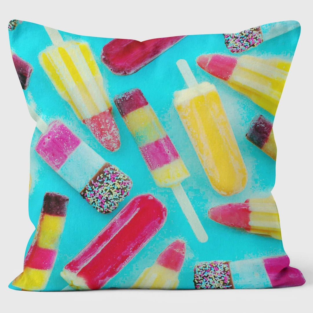 Ice Lollies III - Ella Lancaster Cushion - Handmade Cushions UK - WeLoveCushions