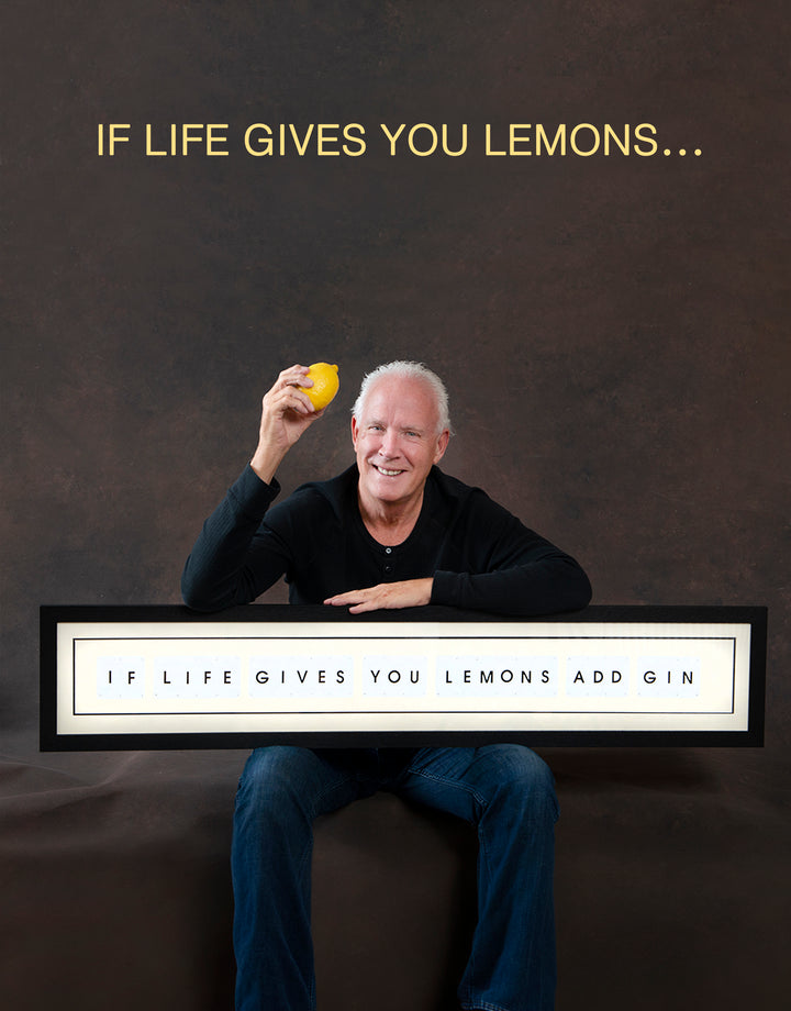 Personalised Playing Card Picture Frame — Create Your Own Phrase or Quote | Custom Framed Word Art