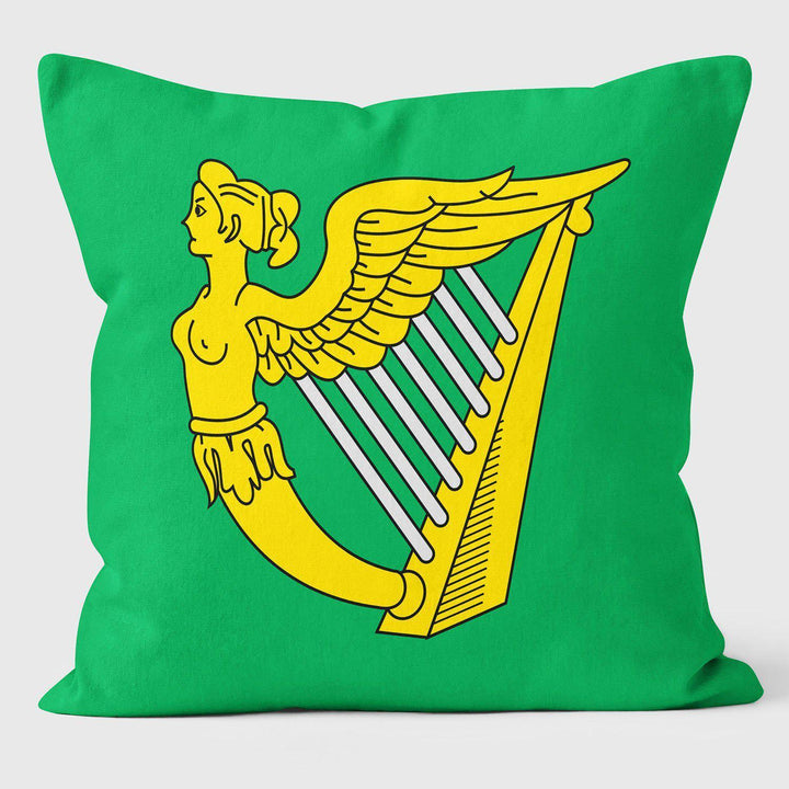 Irish Harp Flag - Art Print cushion - Handmade Cushions UK - WeLoveCushions