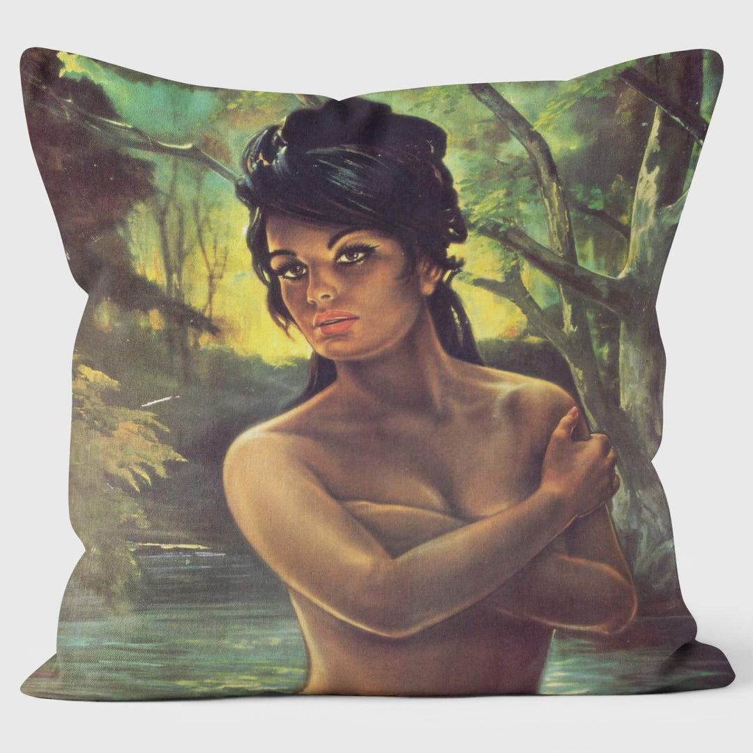 JH Lynch - Nymph - Art Print Cushion - Handmade Cushions UK - WeLoveCushions