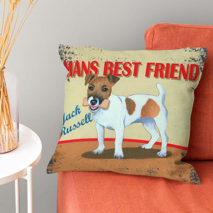 Jack Russell - Martin Wiscombe - Art Print Cushion