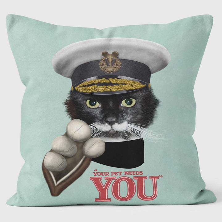 Kitchener - Pets Rock Cushion - Handmade Cushions UK - WeLoveCushions