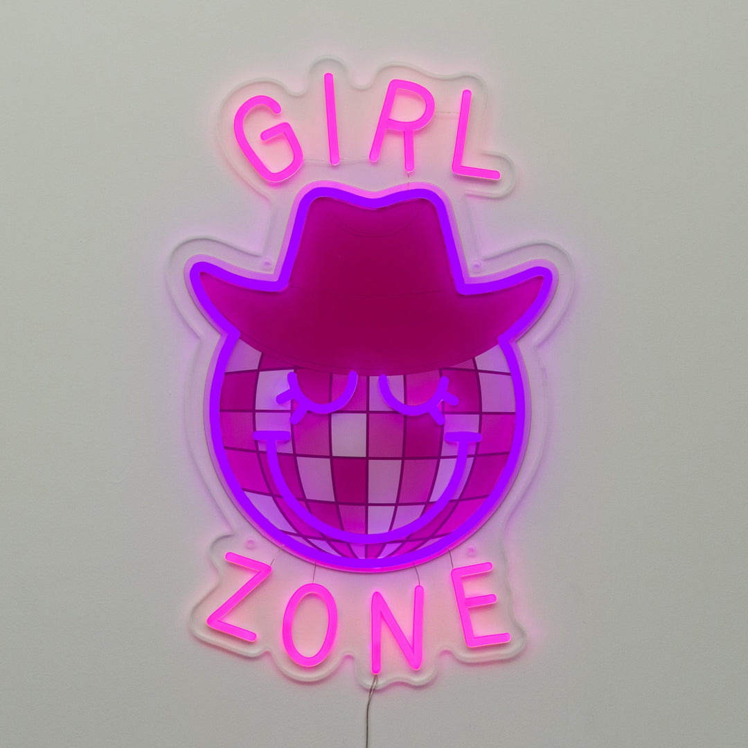 Girl Zone: S.W.Smiley LED Neon Wall Sign