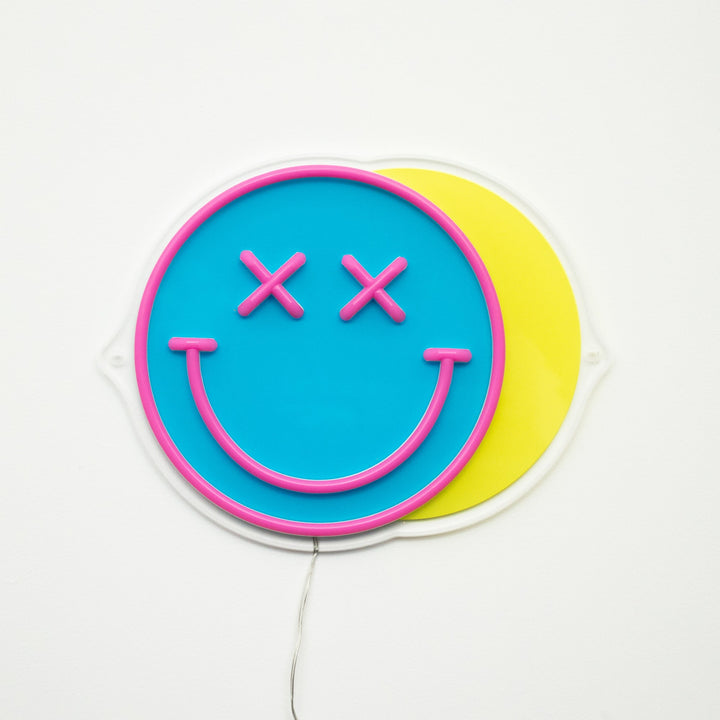 Happy Stamp: S.W.Smiley LED Neon Wall Sign