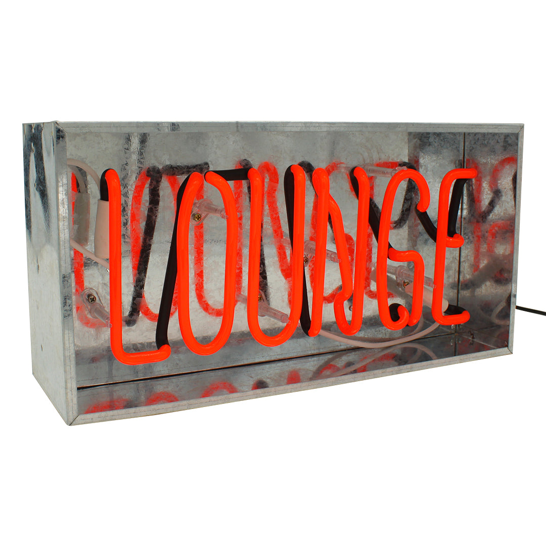 Lounge Metal Box Neon product image shown in a home or gift setting