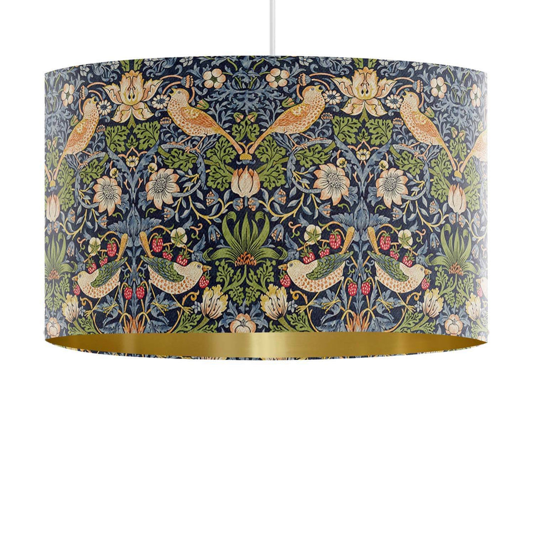 Strawberry Thief Green - William Morris Gallery Lampshade