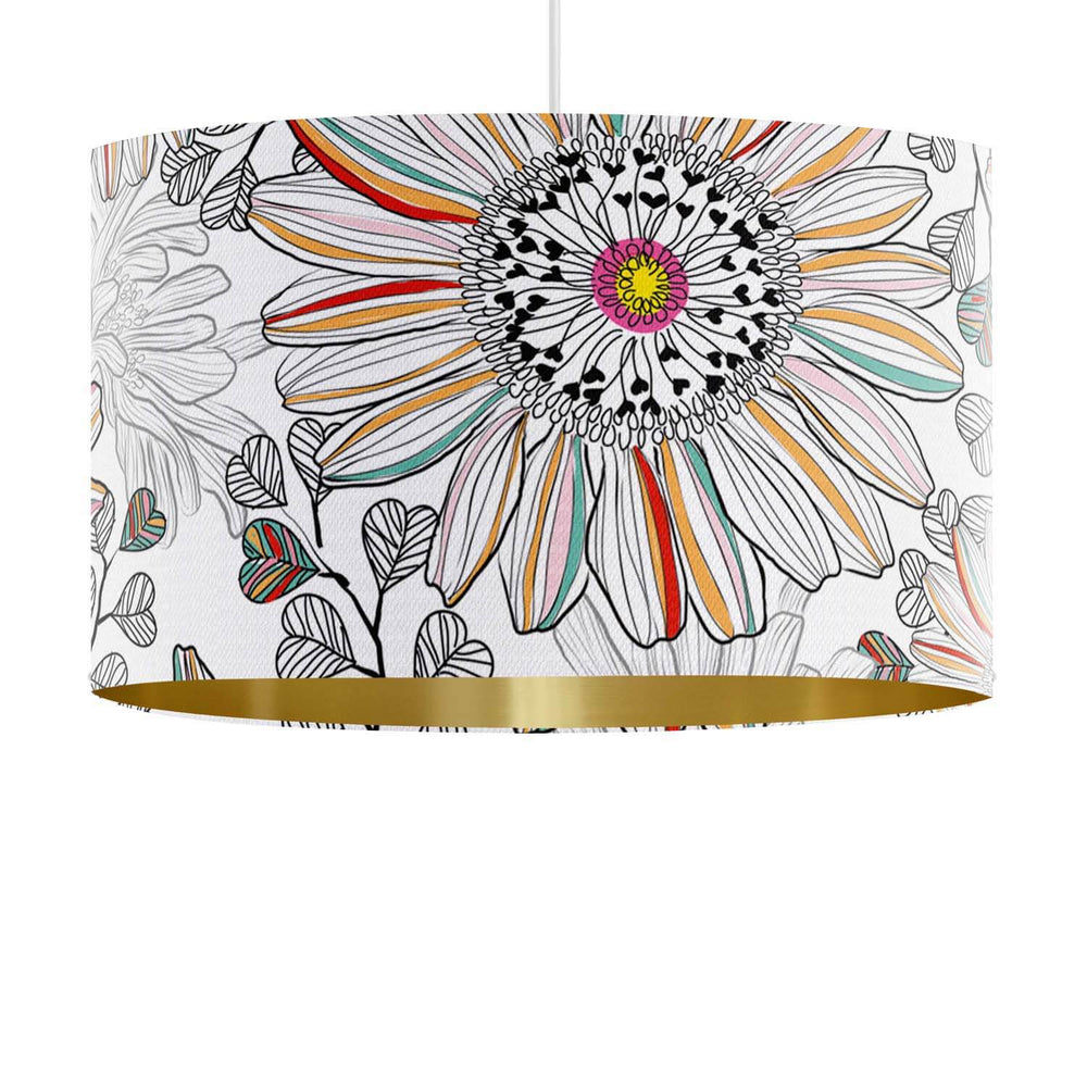 Passionflower (White) - Paradise Garden - House Of Turnowsky Lampshade