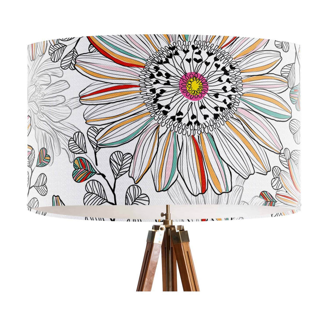 Passionflower (White) - Paradise Garden - House Of Turnowsky Lampshade