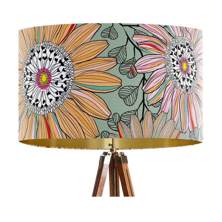 Passion Flower (Green) - Paradise Garden - House Of Turnowsky Lampshade