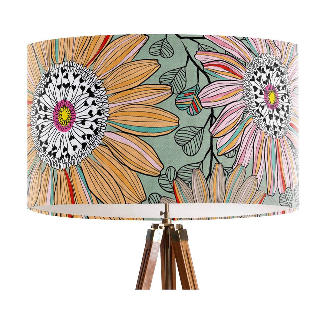 Passion Flower (Green) - Paradise Garden - House Of Turnowsky Lampshade