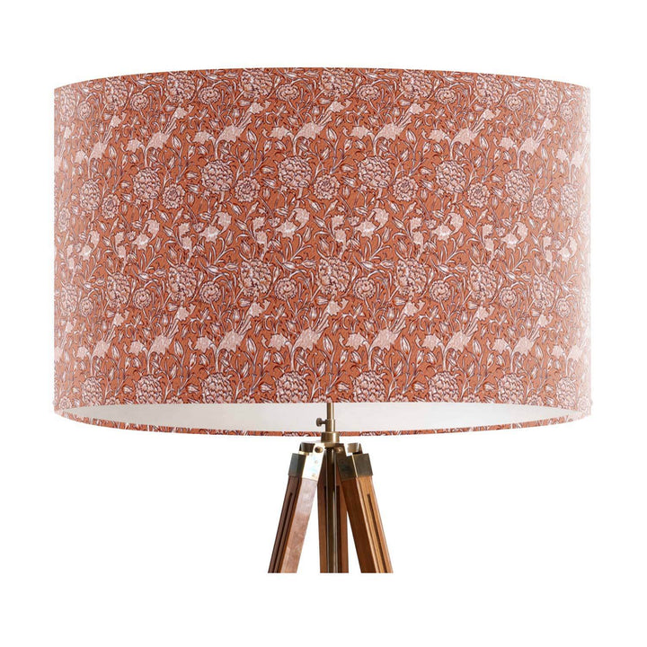 Tulip Dark Peach - William Morris Lampshade