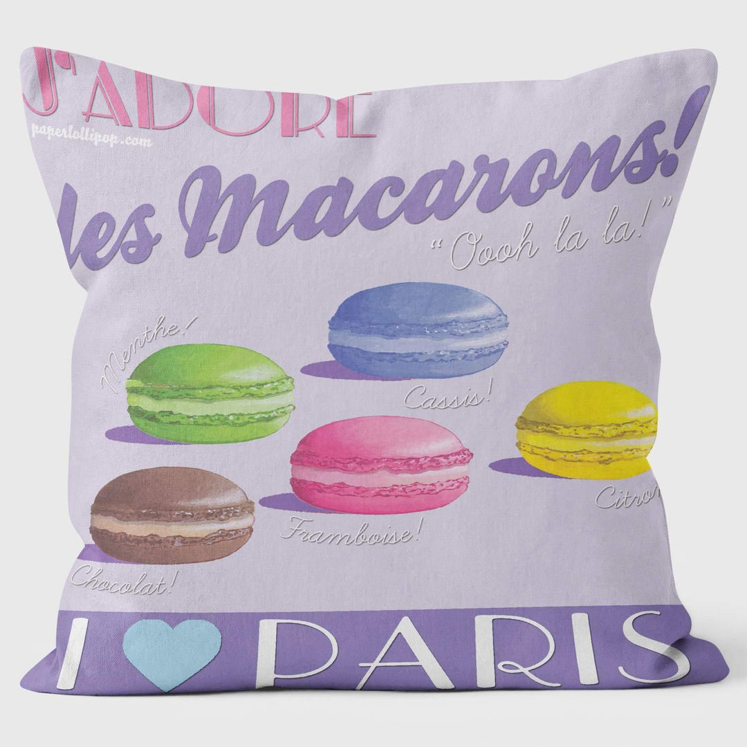 Les Macaroons - Paperlollipop Cushion - Handmade Cushions UK - WeLoveCushions