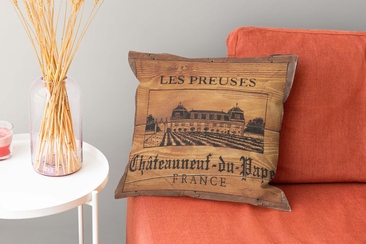 Les Preuses - Martin Wiscombe - Wine Beer Art Cushions