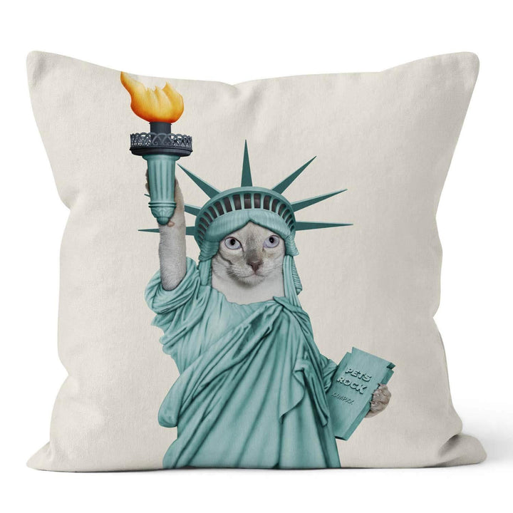 Liberty - Pets Rock Cushion - Handmade Cushions UK - WeLoveCushions