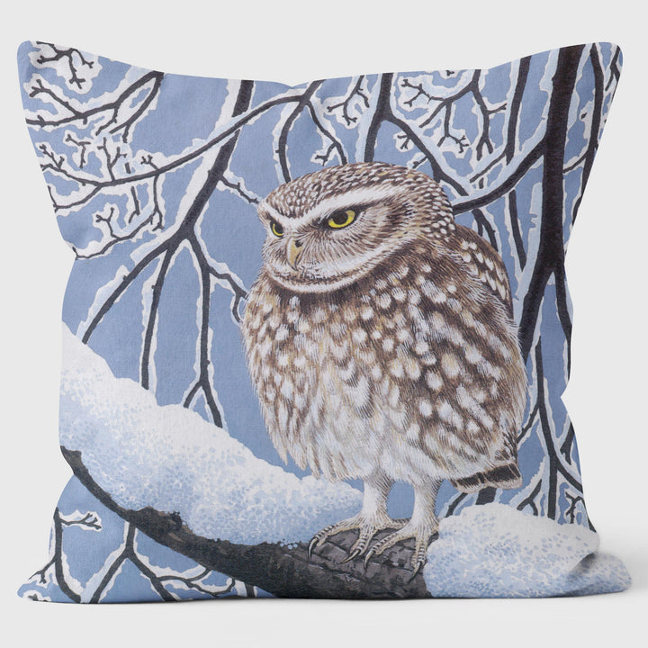 Little Owl - Robert Gillmor Cushion - Handmade Cushions UK - WeLoveCushions