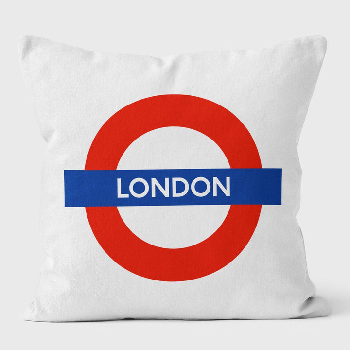 London Tube Station London Transport Museum Cushion - Handmade Cushions UK - WeLoveCushions