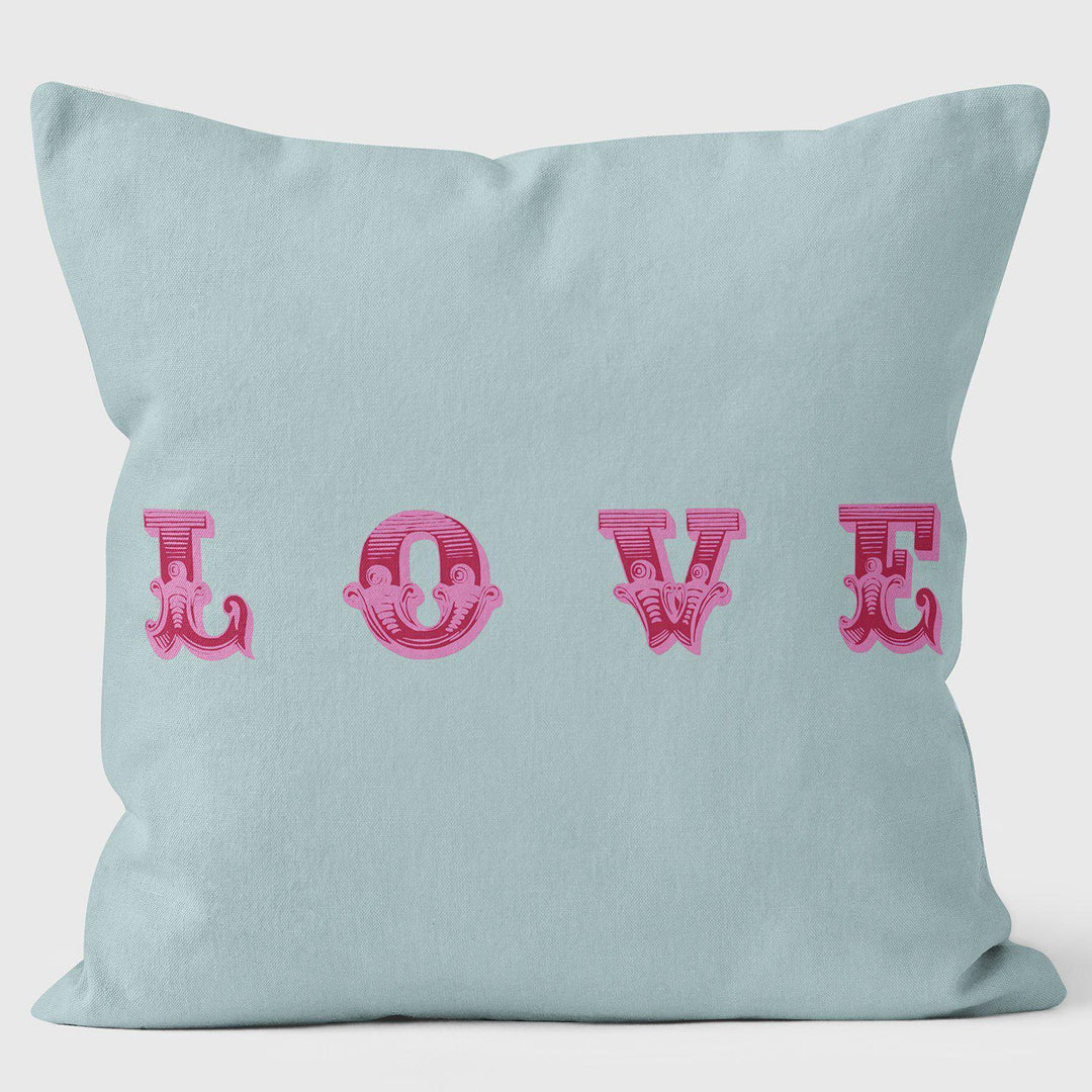 Love - Ella Lancaster Cushion - Handmade Cushions UK - WeLoveCushions