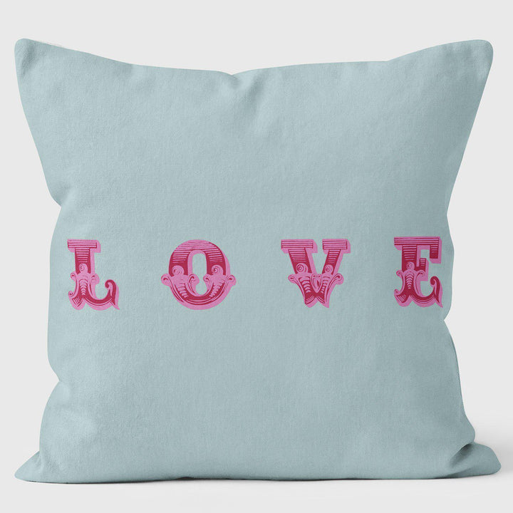 Love - Ella Lancaster Cushion - Handmade Cushions UK - WeLoveCushions