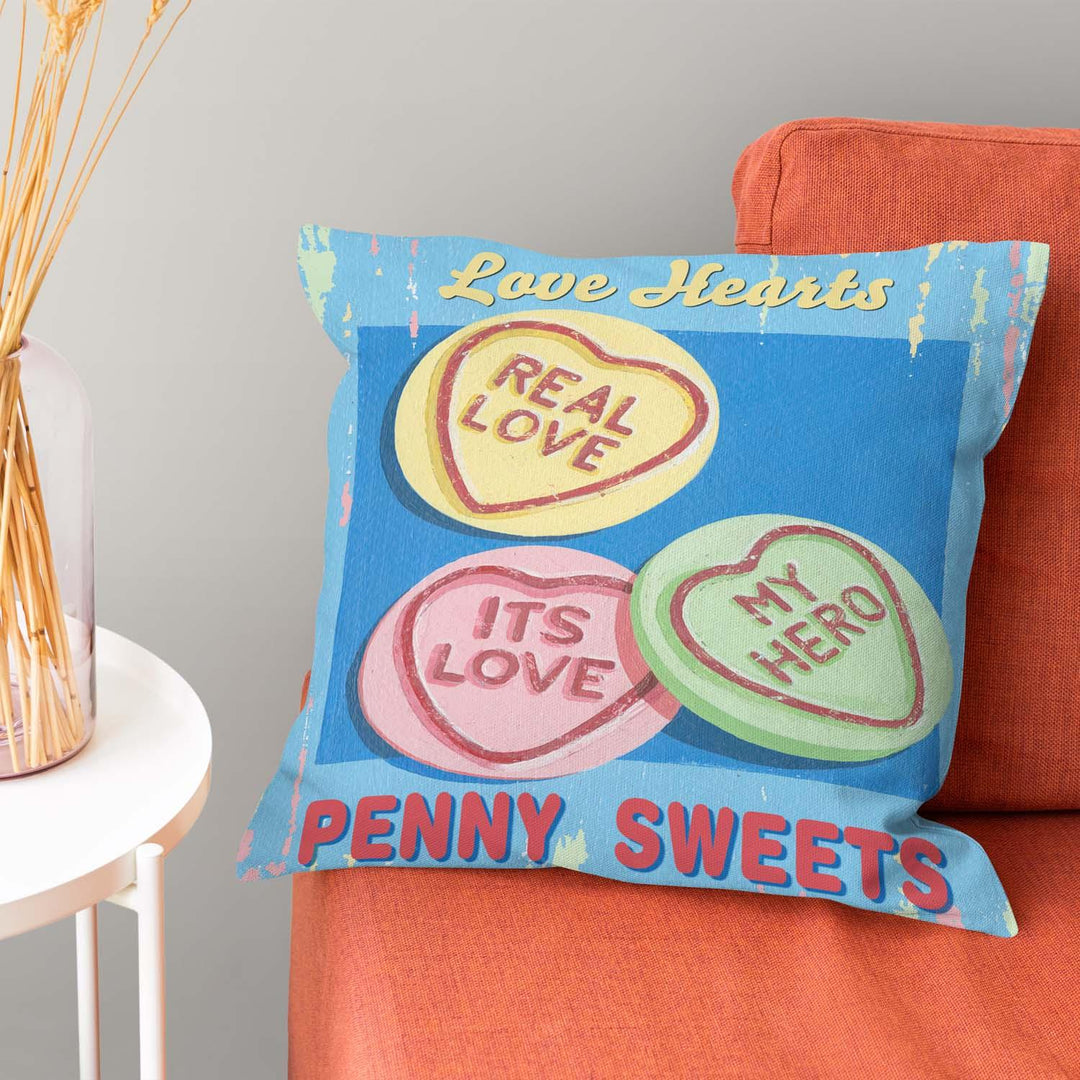 Love Hearts - Martin Wiscombe - Art Print Cushion