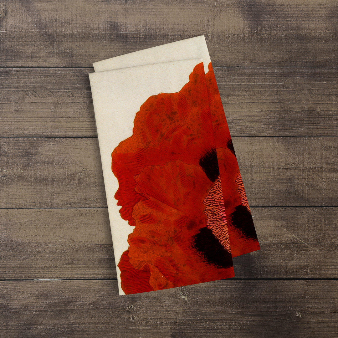 Eastern Poppy - Botanical Tea Towel