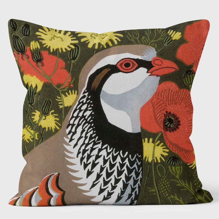 Partridge Meadow - Robert Gillmor Cushion