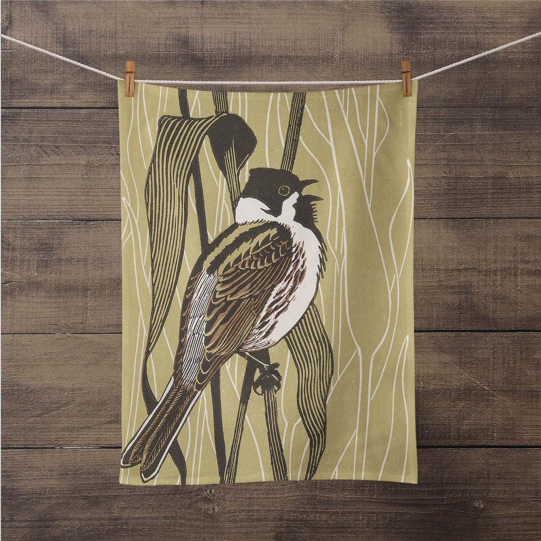 Reed Bunting - Robert Gillmor Tea Towel