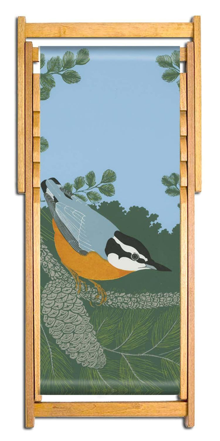 Nuthatch - Robert Gillmor Deckchair