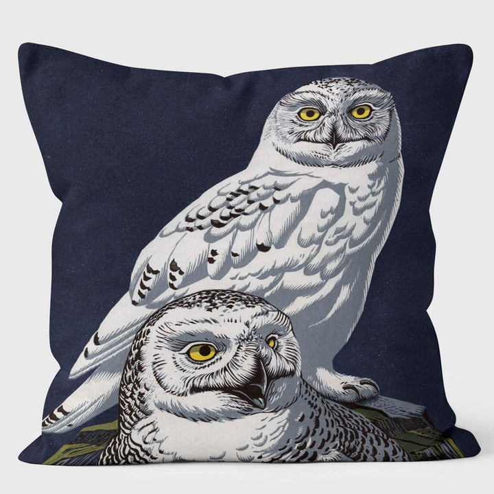 Snowy Owls - Robert Gillmor Cushion