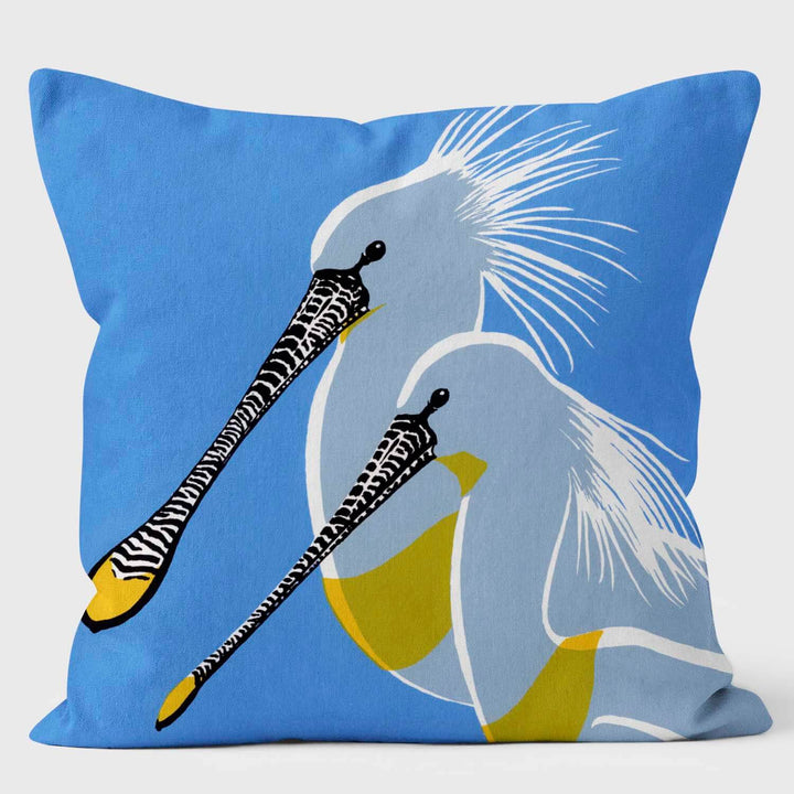 Spoonbill Pair - Robert Gillmor Cushion