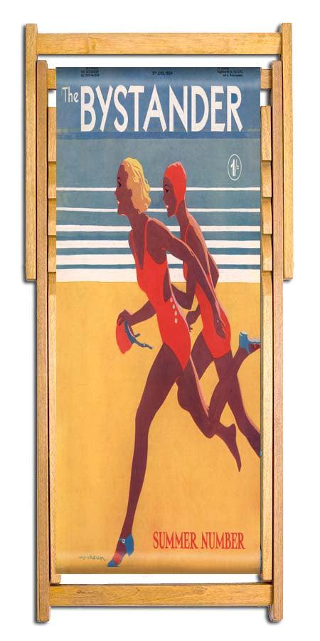 Bystander Red Swimsuits - Art Print Travel Deckchair