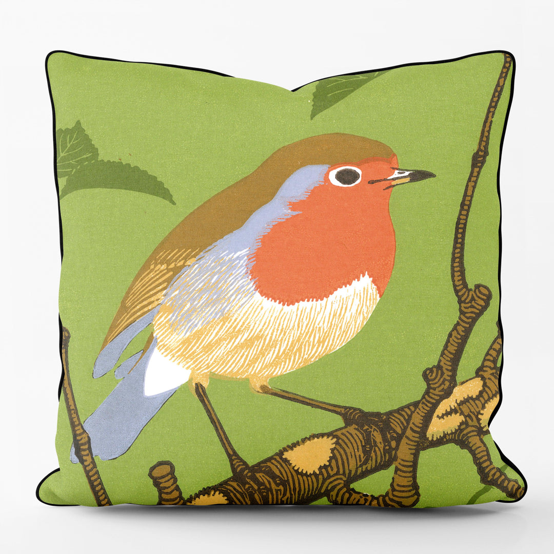 Robin - Robert Gillmor Outdoor Cushion