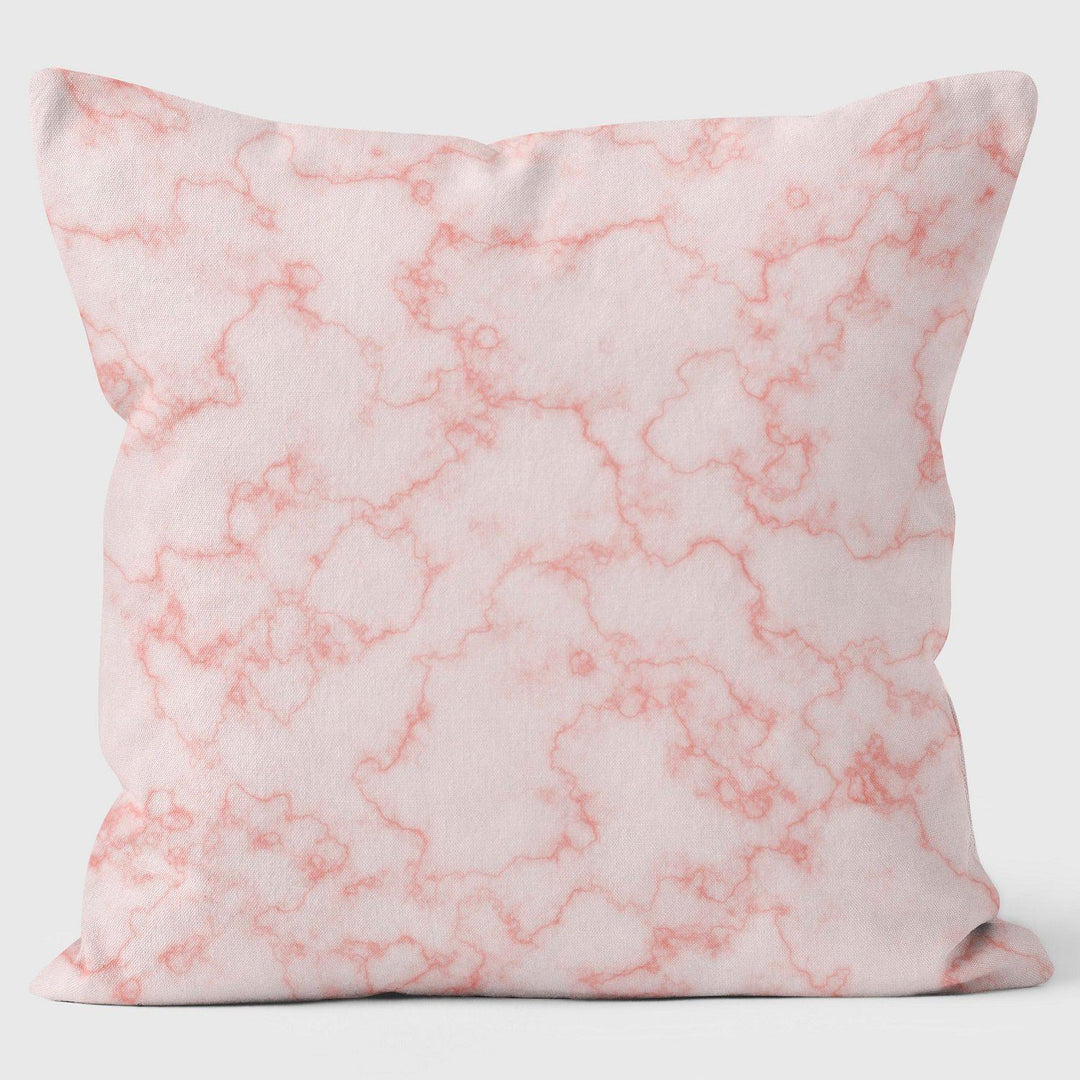 Marbled Texture Rosa - Art Print Cushion - Handmade Cushions UK - WeLoveCushions