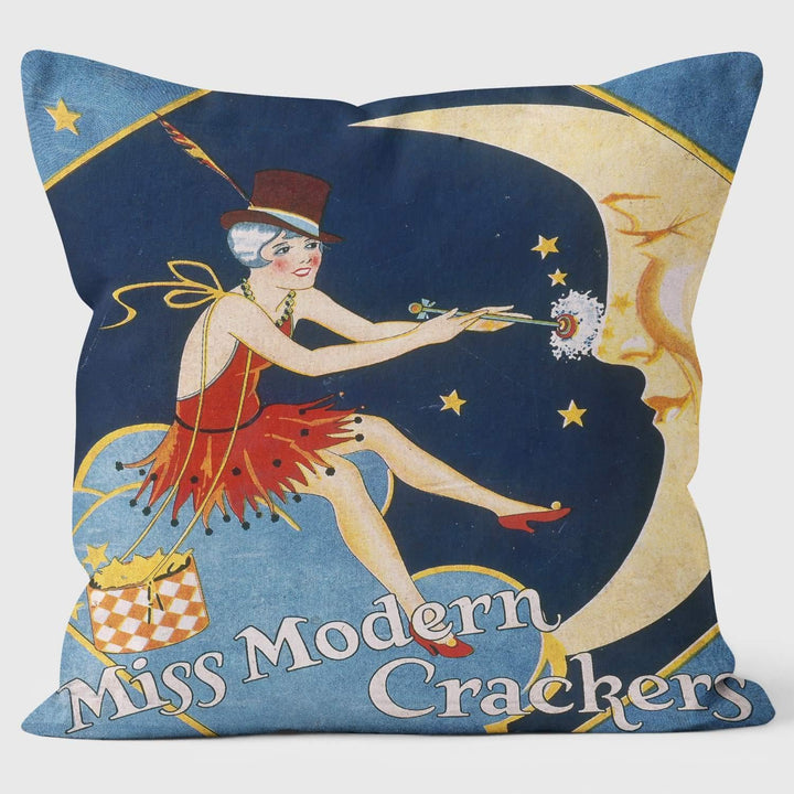 Miss Modern Christmas Crackers - Christmas Cushion - Handmade Cushions UK - WeLoveCushions