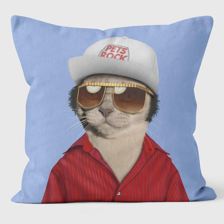 Mr. Mercury - Pets Rock Cushion - Handmade Cushions UK - WeLoveCushions