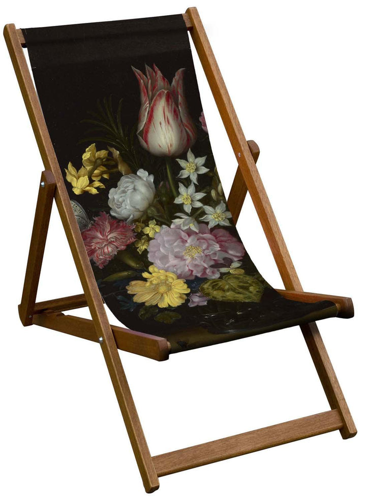 Flowers in a Glass Vase - Bosschaert - National Gallery Deckchair