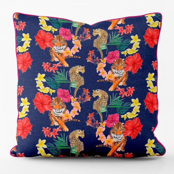 Tropical Tigers Pink -Their Nibs Cushion