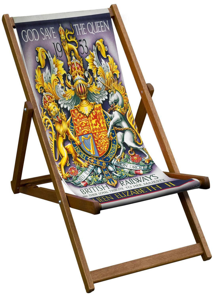 God Save The Queen - National Railway Museum Deckchair