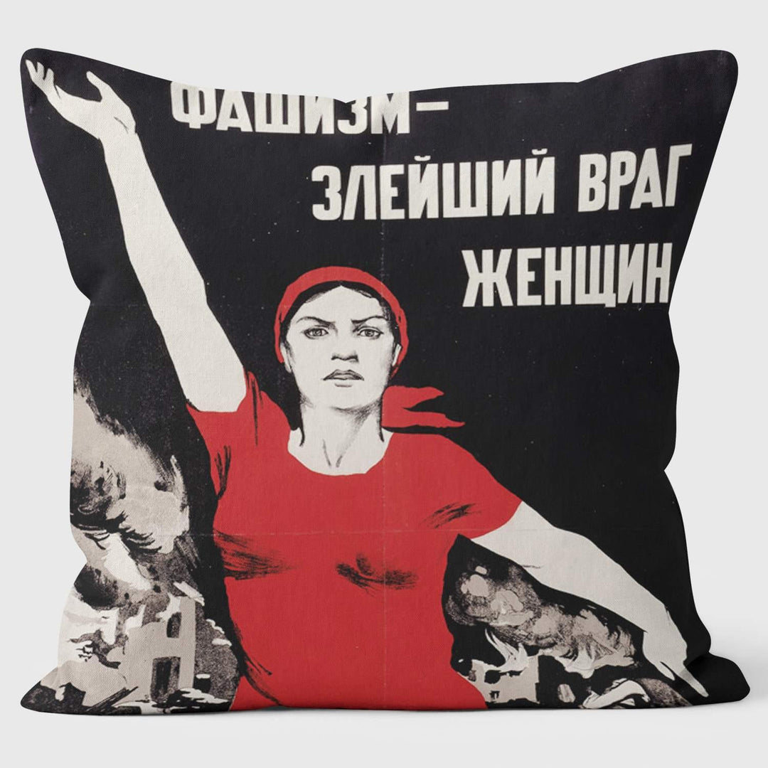 Nina Vatolina's Fascism - Tate - The Russian Revolution Cushion - Handmade Cushions UK - WeLoveCushions