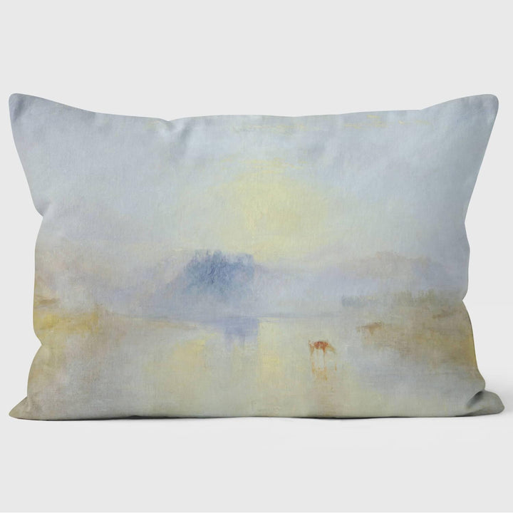 Norham Castle - Sunrise - Joseph Mallord William Turner - TATE Cushion - Handmade Cushions UK - WeLoveCushions