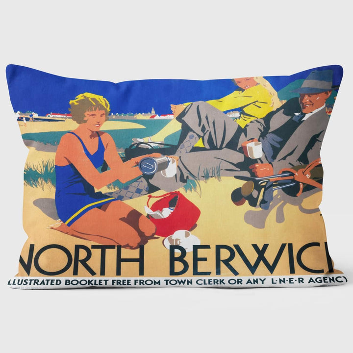 North Berwick LNER 1923 - National Railway Museum Cushion - Handmade Cushions UK - WeLoveCushions