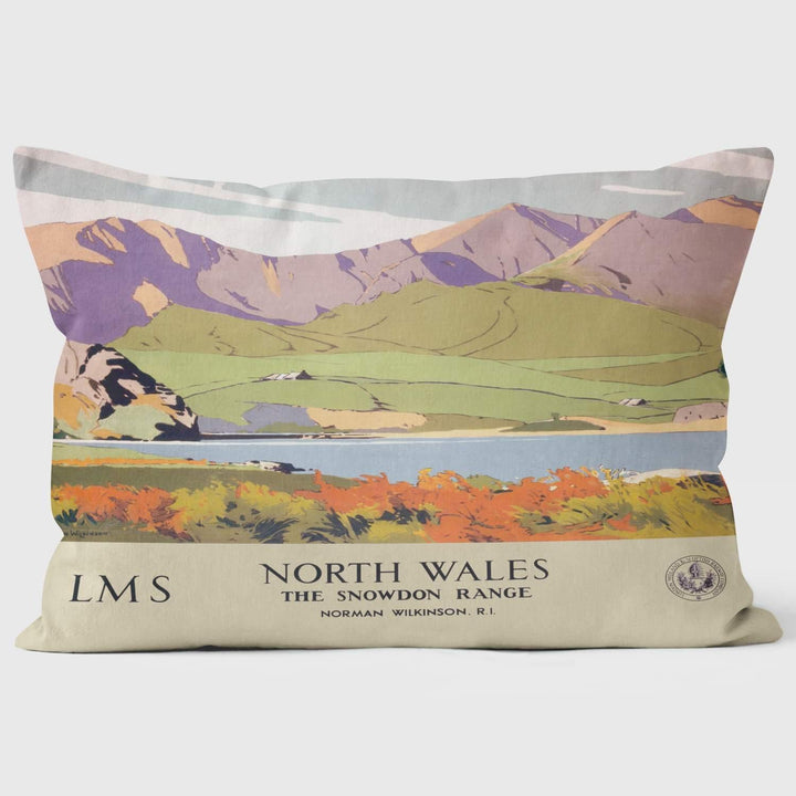 North Wales - National Railway Museum Cushion - Handmade Cushions UK - WeLoveCushions