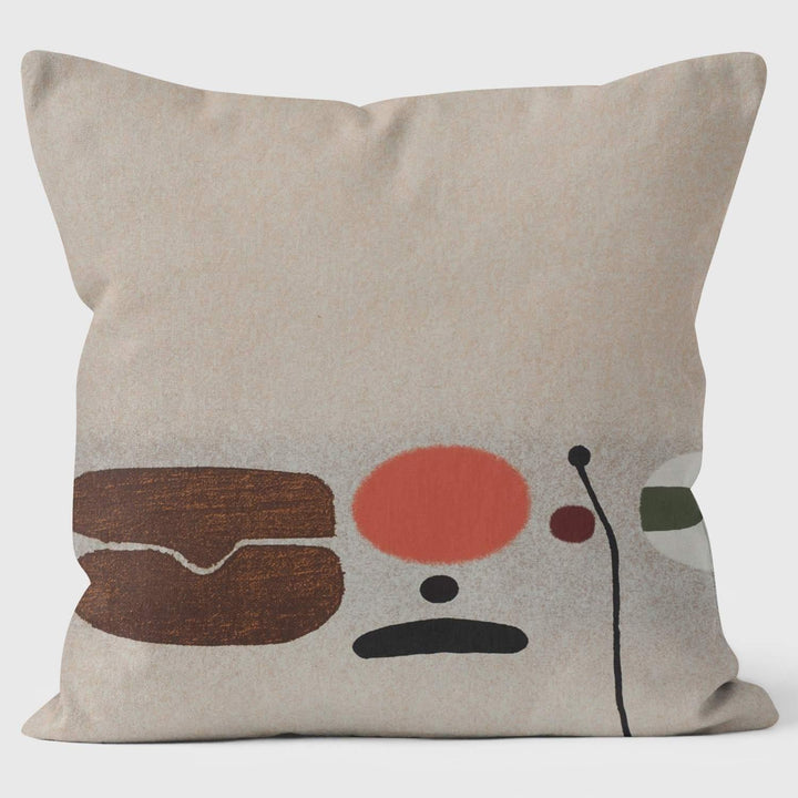 Orange Dot -TATE - Victor Pasmore Cushion - Handmade Cushions UK - WeLoveCushions