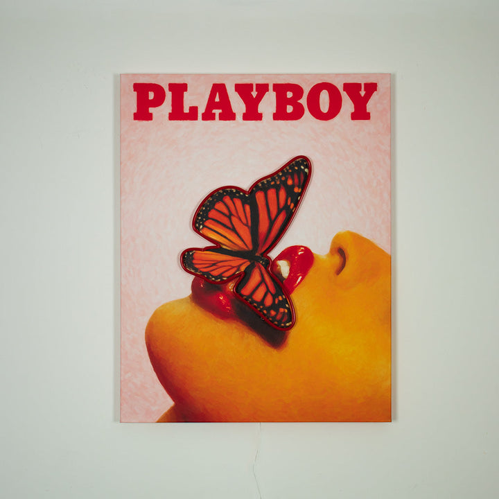 Playboy X Locomocean   Butterfly Cover (LED Neon) product image shown in a home or gift setting
