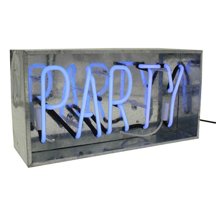 Party Metal Box Neon product image shown in a home or gift setting