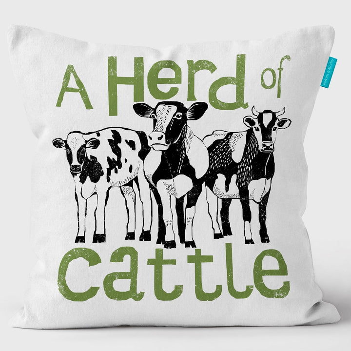 Herd of Cattle - Collective Noun Cushion