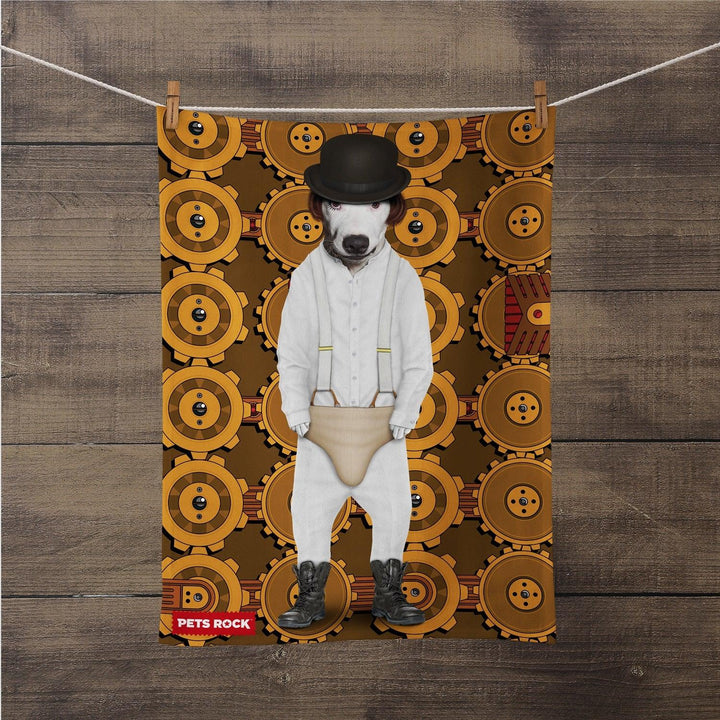 Dystopia  - Pets Rock Tea Towel