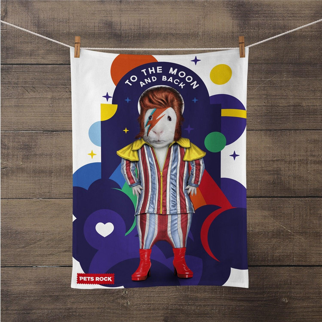 Glam Rock - Pets Rock Tea Towel