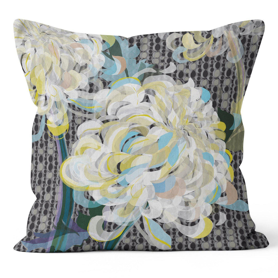 Patchwork Passion Flower - Funky Art Cushion - FOG - House Of Turnowsky Pillows - Handmade Cushions UK - WeLoveCushions