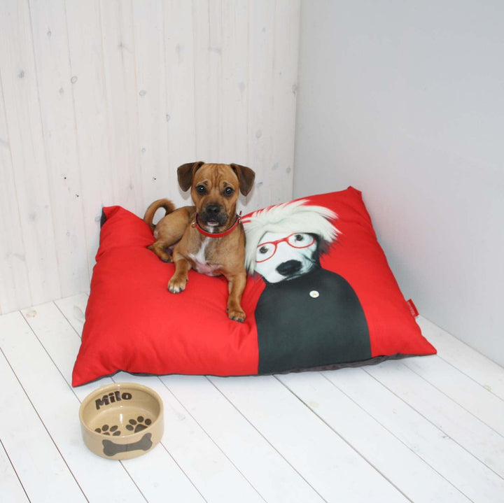 Soup Red - Pets Rock - Luxury Dog Bed